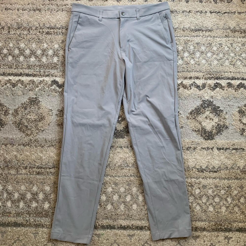 Lululemon Commission Pants Slim Warpstreme Light Cast 33x28